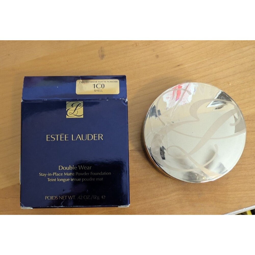 Estee Lauder Double Wear Stay In Place Matte Powder Foundation 1C0 Original Old
